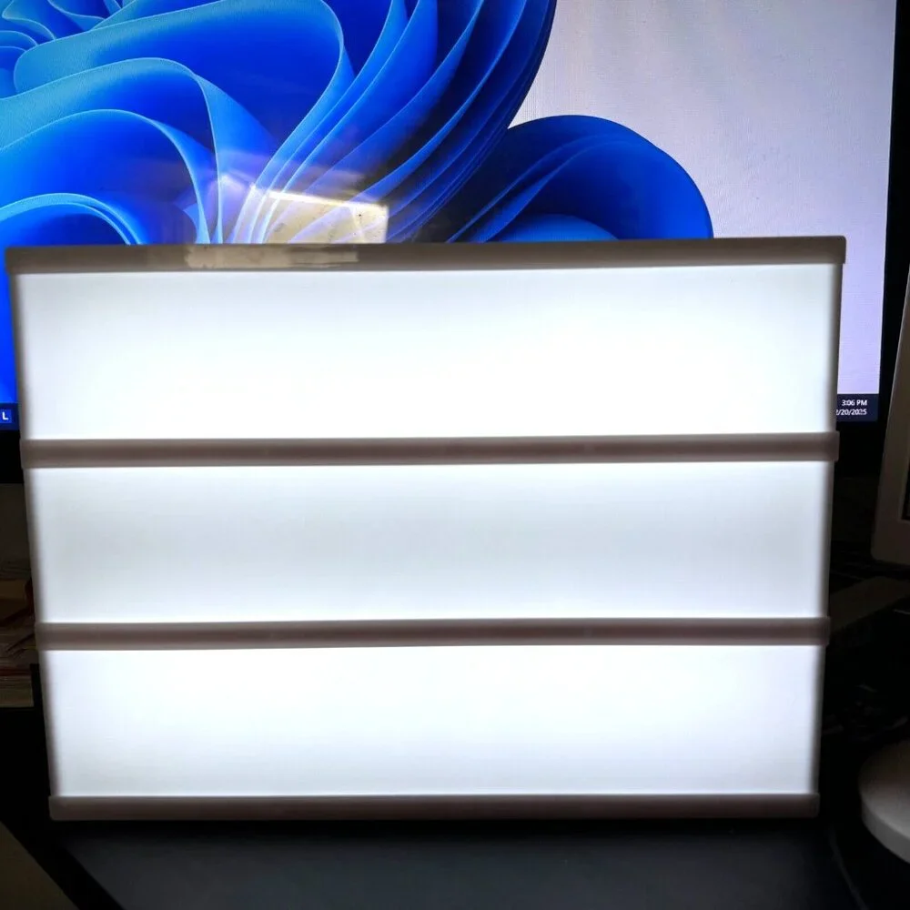 Cinema Light Box Message Board with Letters, A4 12